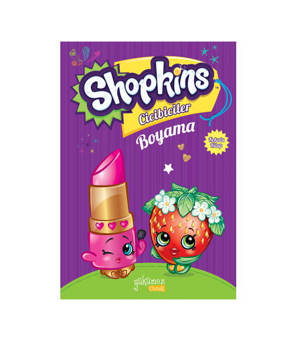 SHOPKINS CİCİBİCİLER BOYAMA KİTABI - MOR