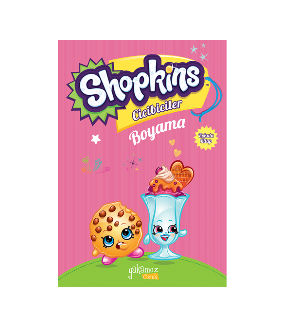 SHOPKINS CİCİBİCİLER BOYAMA KİTABI - AÇIK PEMBE