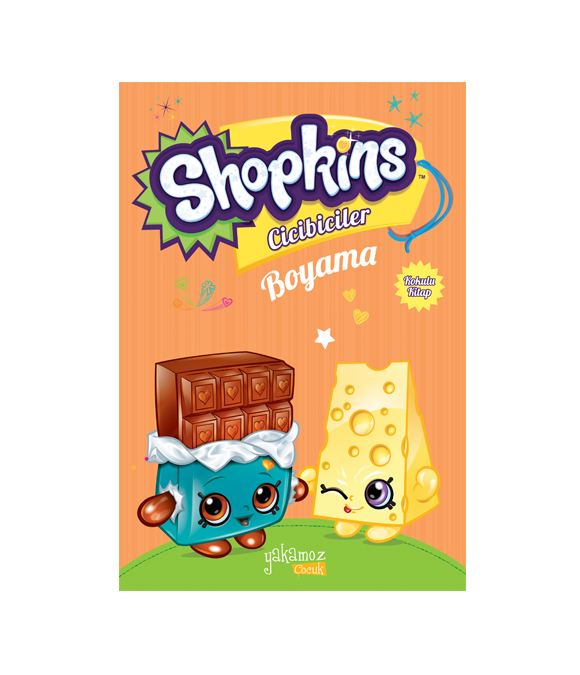 SHOPKINS CİCİBİCİLER BOYAMA KİTABI - TURUNCU